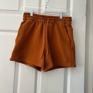 Lululemon Longeful High-Rise shorts butternut brown